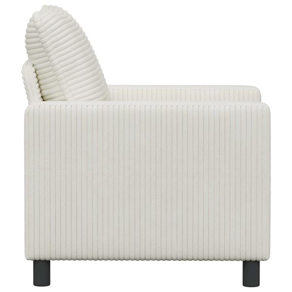 Grote foto vidaxl bank cr mekleurig 76 x 81 x 87 5 cm polyester huis en inrichting bankstellen