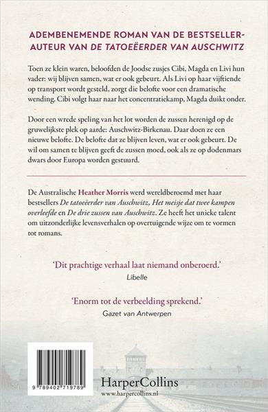 Grote foto heather morris de drie zussen van auschwitz boeken literatuur
