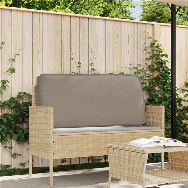 Grote foto vidaxl kussen taupe 120 x 60 x 12 cm oxford stof huis en inrichting woningdecoratie