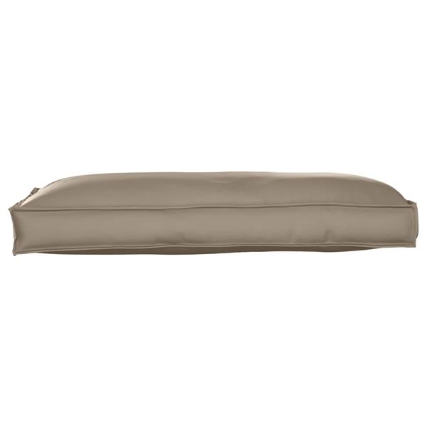 Grote foto vidaxl kussen taupe 120 x 60 x 12 cm oxford stof huis en inrichting woningdecoratie