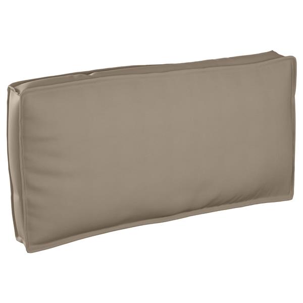 Grote foto vidaxl kussen taupe 120 x 60 x 12 cm oxford stof huis en inrichting woningdecoratie