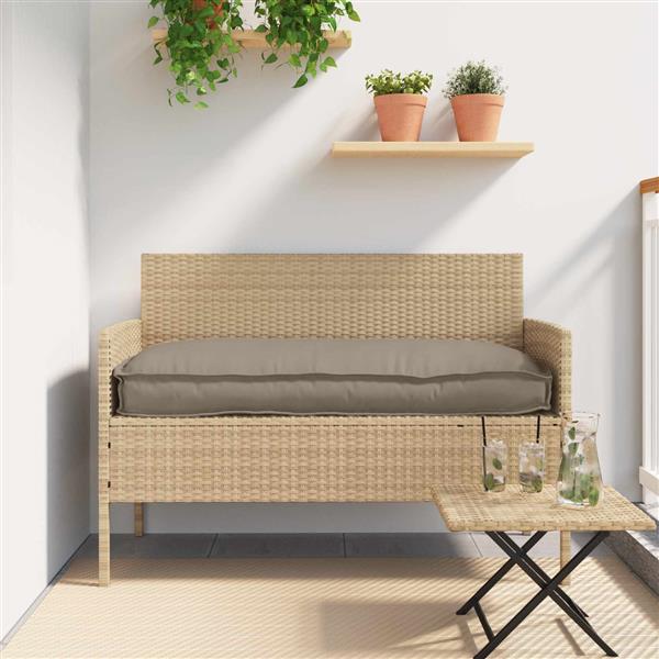 Grote foto vidaxl kussen taupe 120 x 60 x 12 cm oxford stof huis en inrichting woningdecoratie