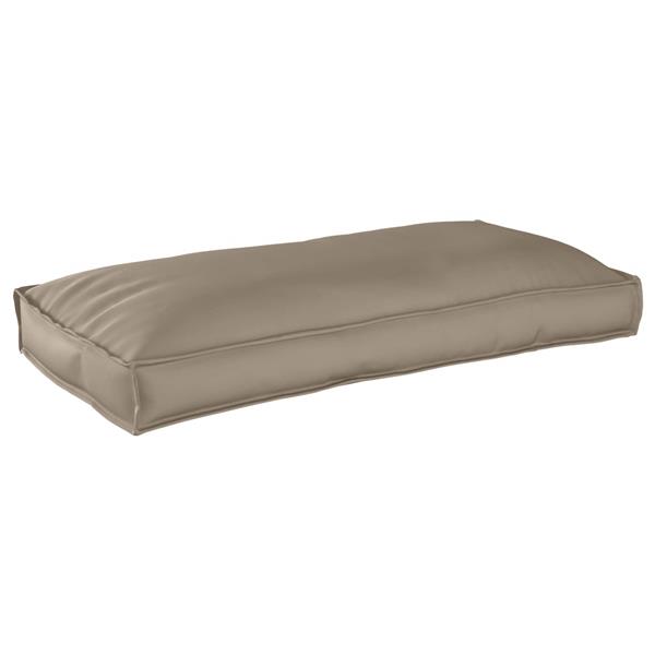 Grote foto vidaxl kussen taupe 120 x 60 x 12 cm oxford stof huis en inrichting woningdecoratie