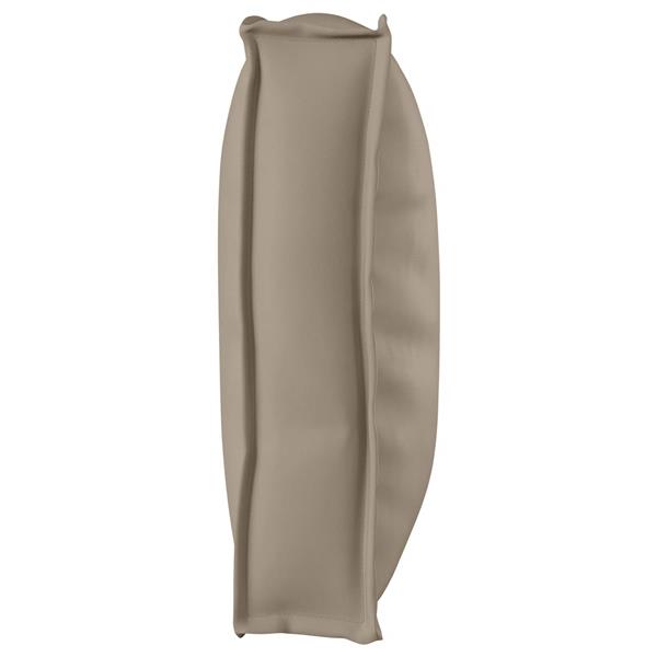 Grote foto vidaxl kussen taupe 120 x 60 x 12 cm oxford stof huis en inrichting woningdecoratie