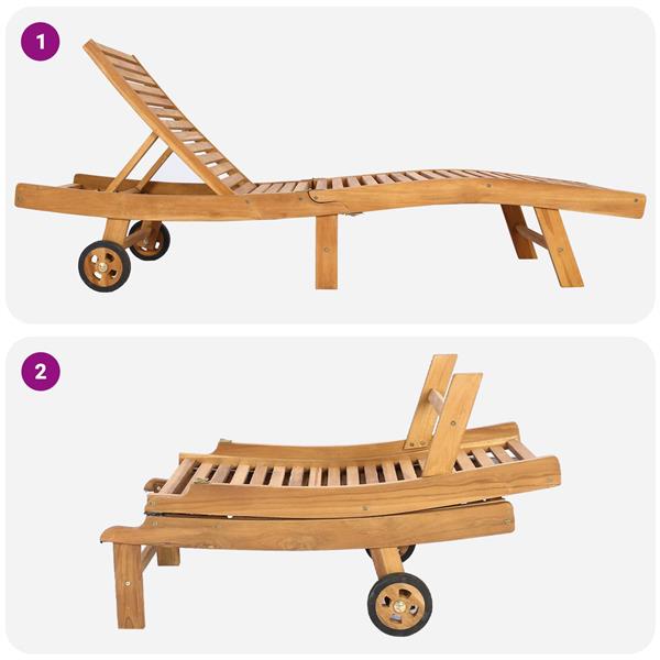 Grote foto vidaxl ligstoel bruin en cr mekleurig polyester tuin en terras tuinmeubelen
