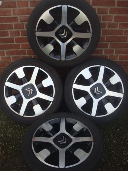 Grote foto 17 inch originele bicolor citro n velgen 4x108 auto onderdelen banden en velgen