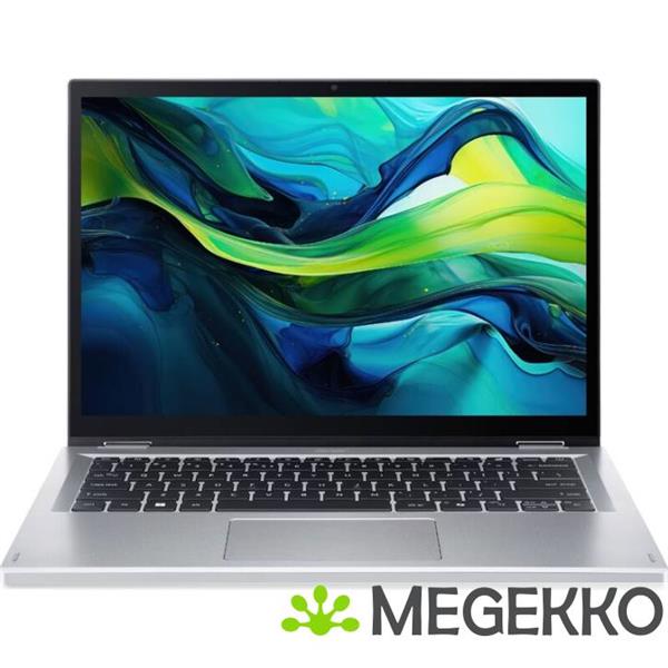 Grote foto acer aspire go spin 14 agsp14 31pt 37kw 14 intel core 3 hybride touchscreen laptop computers en software overige computers en software