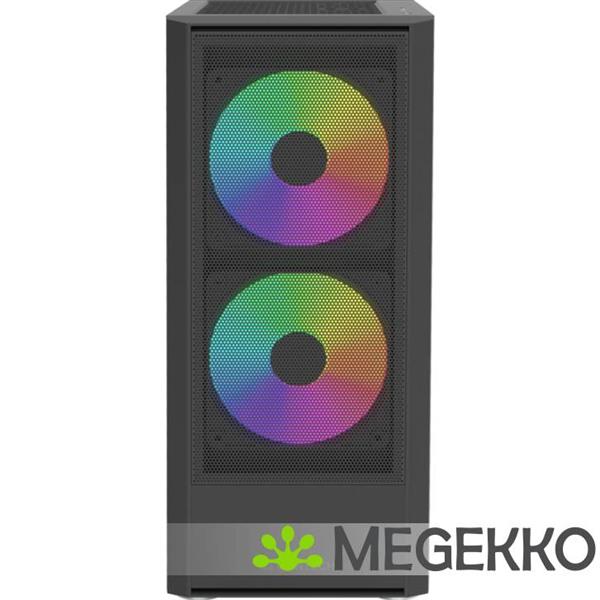 Grote foto montech x2 plus midi tower zwart computers en software behuizingen en kasten