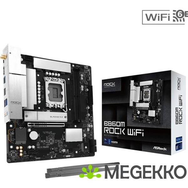Grote foto asrock b860m rock wifi computers en software moederborden