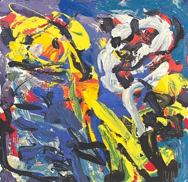 Grote foto gevraagd cobra kunstenaars antiek en kunst litho en zeefdrukken
