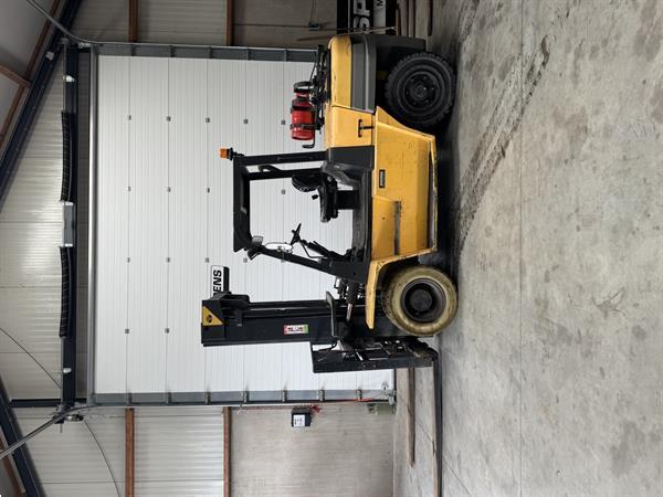 Grote foto daewoo schep truck 7 tons lpg heftruck met vorkversteller agrarisch heftrucks