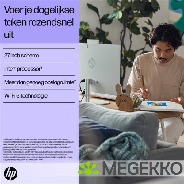 Grote foto hp all in one 27 cr0054nd 27 intel core i5 computers en software overige computers en software
