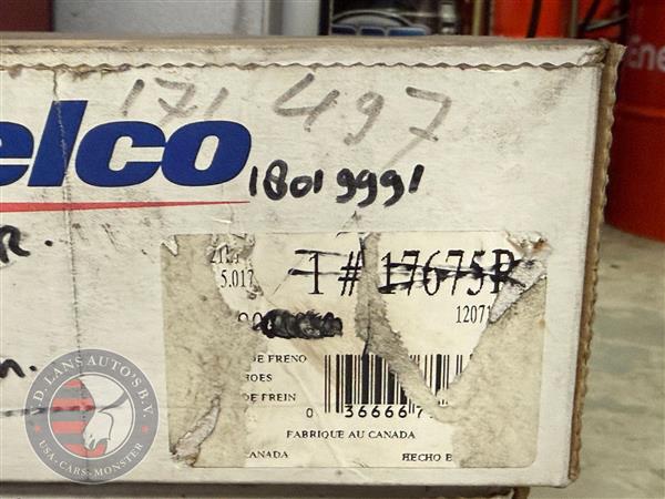 Grote foto acdelco remschoenen 171 497 nieuw nos auto onderdelen overige auto onderdelen