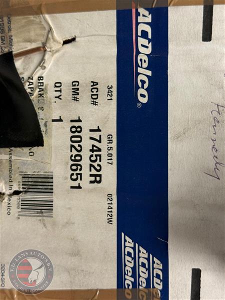 Grote foto acdelco remschoenen gm 18029651 nieuw nos auto onderdelen overige auto onderdelen
