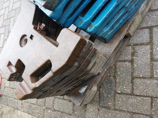 Grote foto frontgewichten 7 stuks agrarisch tractor toebehoren