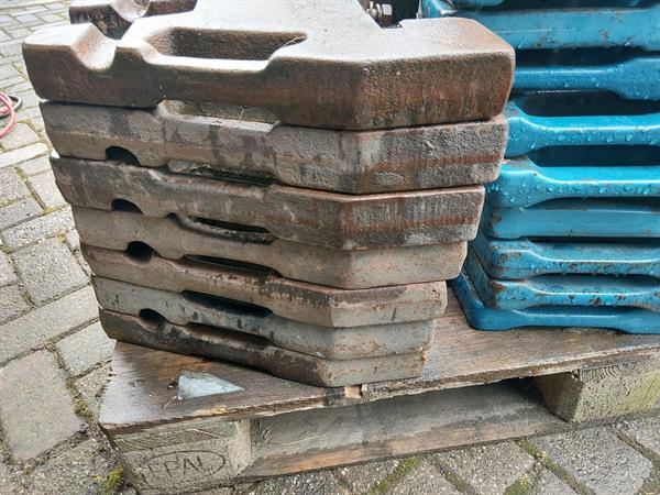 Grote foto frontgewichten 7 stuks agrarisch tractor toebehoren