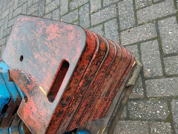Grote foto frontgewichten 7 stuks agrarisch tractor toebehoren
