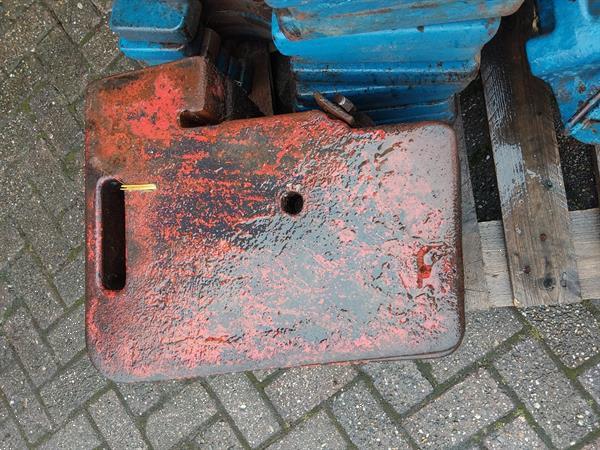 Grote foto frontgewichten 7 stuks agrarisch tractor toebehoren