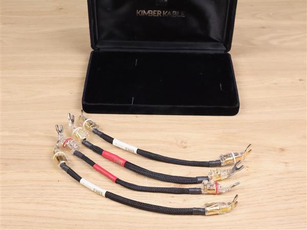 Grote foto kimber kable select ks 9033 high end audio speaker cable jumpers set of 4 audio tv en foto onderdelen en accessoires