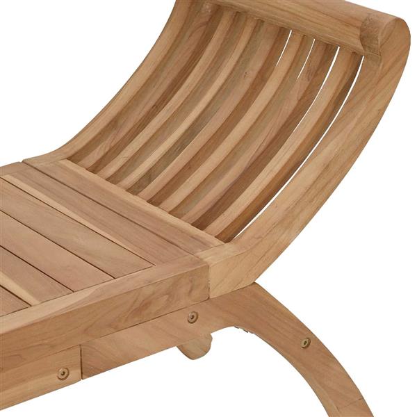 Grote foto vidaxl tuinbank 2 aantal zitplaatsen 126 cm massief teakhout naturel tuin en terras tuinmeubelen