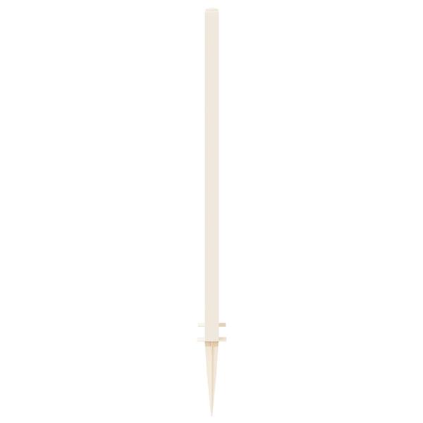 Grote foto vidaxl trellis met spike wit 99 x 6 x 165 cm pp tuin en terras overige tuin en terras