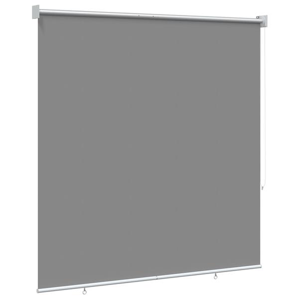 Grote foto vidaxl rolgordijn uv bescherming lichtgrijs 120 x 140 cm polyester huis en inrichting gordijnen en lamellen