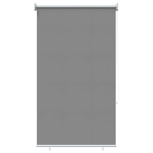 Grote foto vidaxl rolgordijn uv bescherming lichtgrijs 80 x 140 cm polyester huis en inrichting gordijnen en lamellen