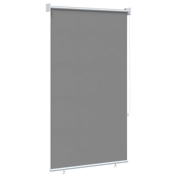 Grote foto vidaxl rolgordijn uv bescherming lichtgrijs 80 x 140 cm polyester huis en inrichting gordijnen en lamellen