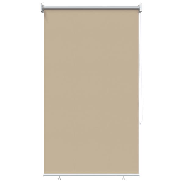 Grote foto vidaxl rolgordijn uv bescherming beige 80 x 140 cm polyester huis en inrichting gordijnen en lamellen
