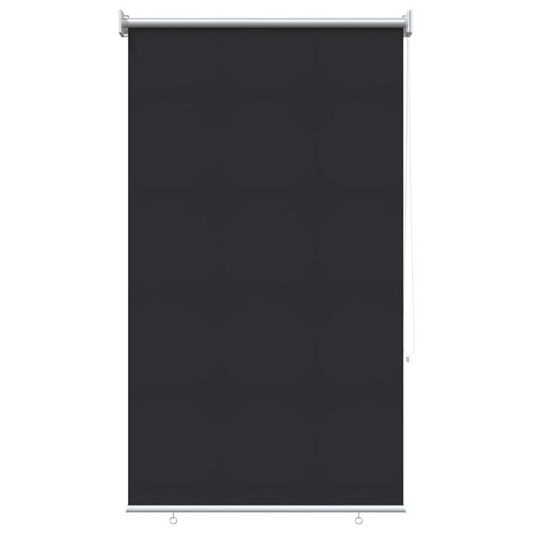 Grote foto vidaxl rolgordijn uv bescherming antracietkleurig 100 x 140 cm huis en inrichting gordijnen en lamellen
