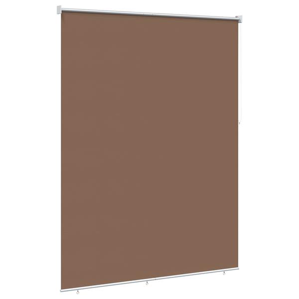 Grote foto vidaxl rolgordijn uv bescherming taupe 180 x 230 cm polyester huis en inrichting gordijnen en lamellen
