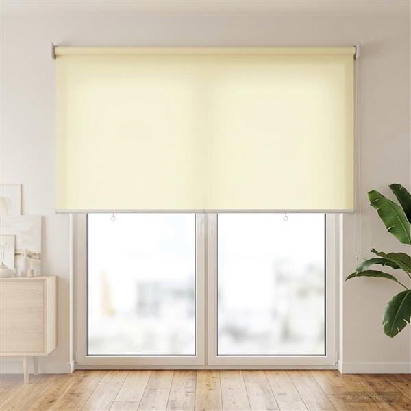 Grote foto vidaxl rolgordijn uv bescherming cr mekleurig 120 x 230 cm polyester huis en inrichting gordijnen en lamellen