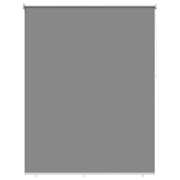 Grote foto vidaxl rolgordijn uv bescherming lichtgrijs 180 x 140 cm polyester huis en inrichting gordijnen en lamellen