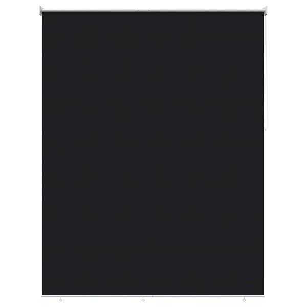 Grote foto vidaxl rolgordijn uv bescherming zwart 180 x 230 cm polyester huis en inrichting gordijnen en lamellen