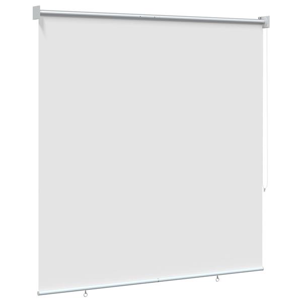 Grote foto vidaxl rolgordijn uv bescherming wit 100 x 230 cm polyester huis en inrichting gordijnen en lamellen