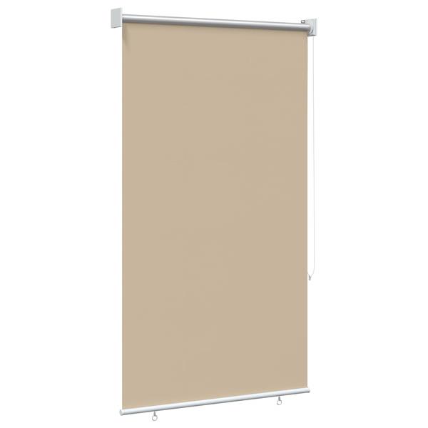 Grote foto vidaxl rolgordijn uv bescherming beige 80 x 140 cm polyester huis en inrichting gordijnen en lamellen