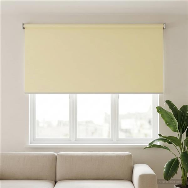 Grote foto vidaxl rolgordijn uv bescherming cr mekleurig 200 x 140 cm polyester huis en inrichting gordijnen en lamellen