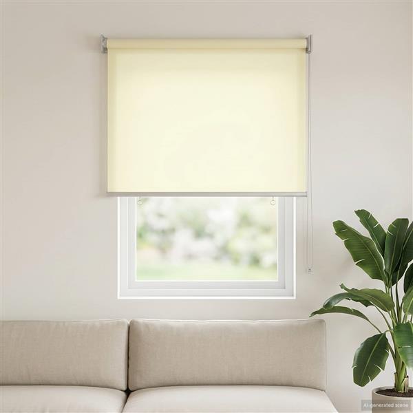 Grote foto vidaxl rolgordijn uv bescherming cr mekleurig 100 x 140 cm polyester huis en inrichting gordijnen en lamellen