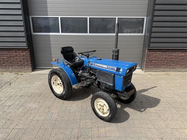 Grote foto iseki tx1410 4wd minitractor op gazonbanden agrarisch tractoren