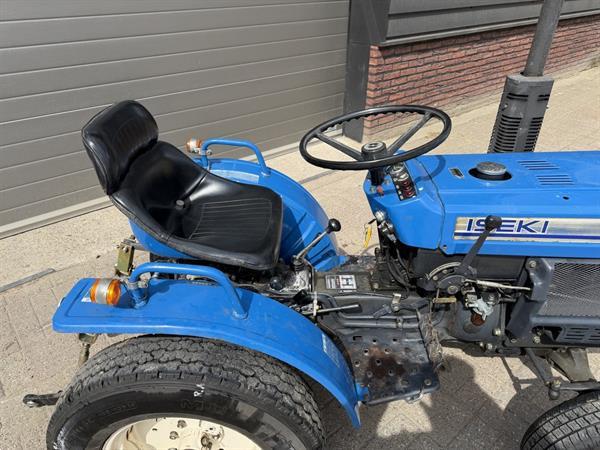 Grote foto iseki tx1410 4wd minitractor op gazonbanden agrarisch tractoren