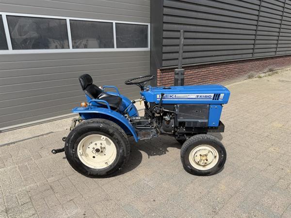 Grote foto iseki tx1410 4wd minitractor op gazonbanden agrarisch tractoren