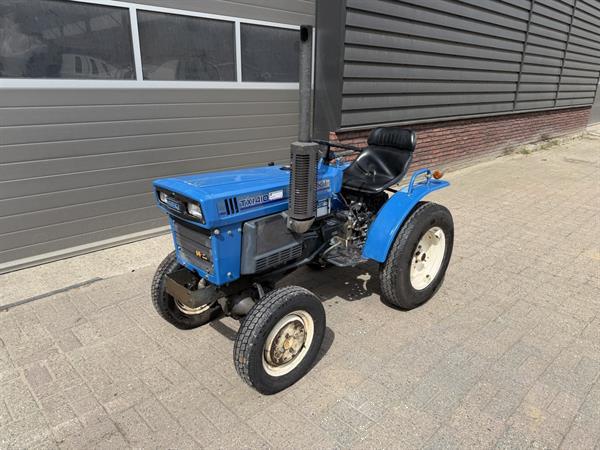 Grote foto iseki tx1410 4wd minitractor op gazonbanden agrarisch tractoren