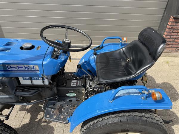 Grote foto iseki tx1410 4wd minitractor op gazonbanden agrarisch tractoren