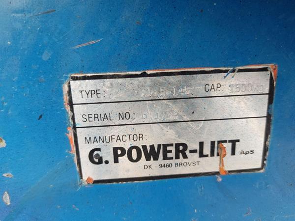 Grote foto g. power lift ev 145 hydraulische schaarlift 1500 kg doe het zelf en verbouw hefwerktuigen