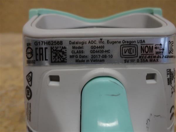 Grote foto datalogic gryphon gd4400 usb 2d barcode scanner white computers en software printers
