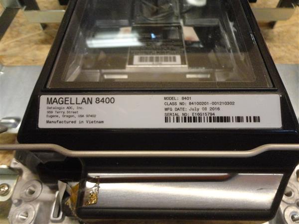 Grote foto datalogic magellan 8400 kassa scanner 1d model 8401 computers en software printers