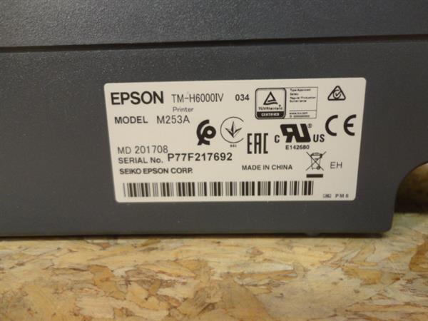 Grote foto epson tm h6000iv m253a micr pos usb rs232 thermal matrix receipt slip printer computers en software printers