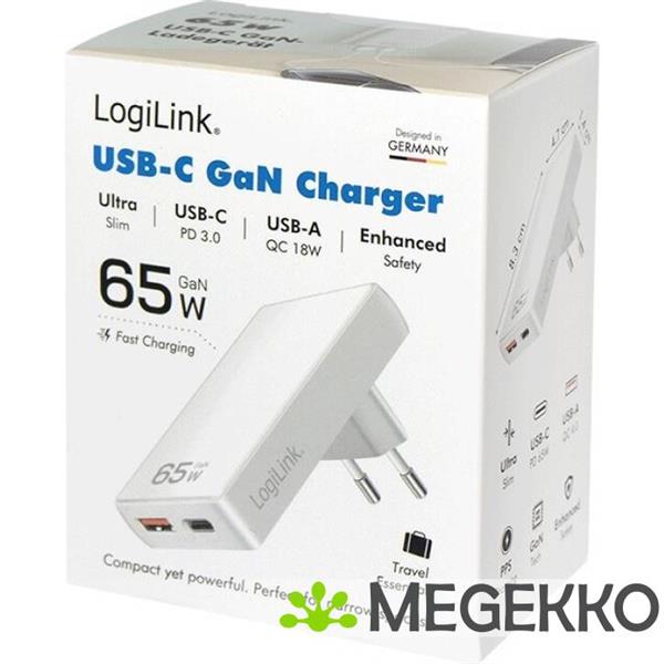 Grote foto logilink pa0368 oplader voor mobiele apparatuur universeel wit ac snel opladen binnen computers en software overige