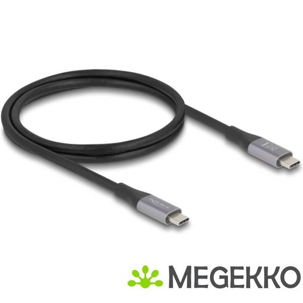 Grote foto delock 81191 usb4 gen 2x2 40gbps 240w usb type c 1m computers en software overige computers en software
