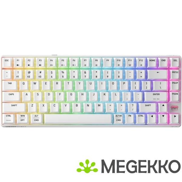 Grote foto cherry xtrfy k33 compact wit draadloos gaming toetsenbord computers en software toetsenborden
